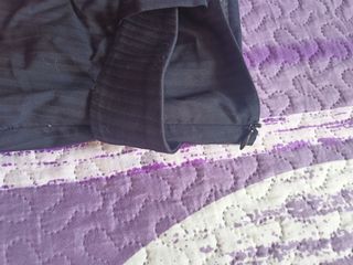 Falda negra zara talla 38 