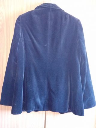 Chaqueta negra ante
