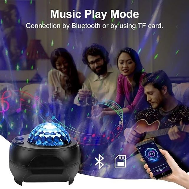 Proyector de Luces Estrellas, LED de Luz Nocturna