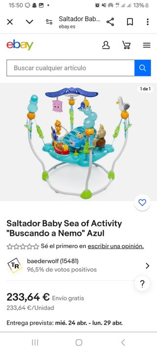 Saltador bebes