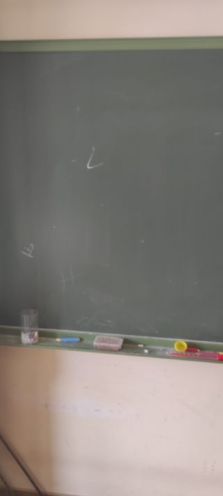 Pizarra de colegio