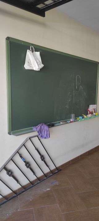 Pizarra de colegio