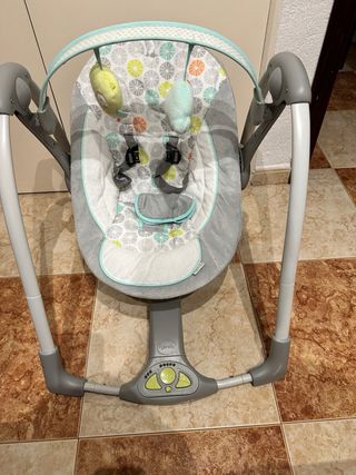 Hamaca balancín musica y moviento bebé