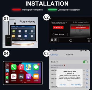 Carlinkit Apple CarPlay y Android Auto