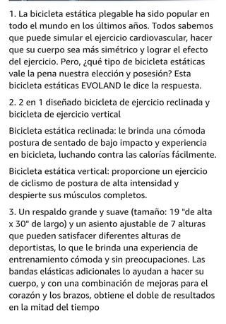 Bicicleta estática plegable