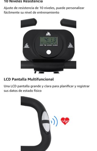 Bicicleta estática plegable