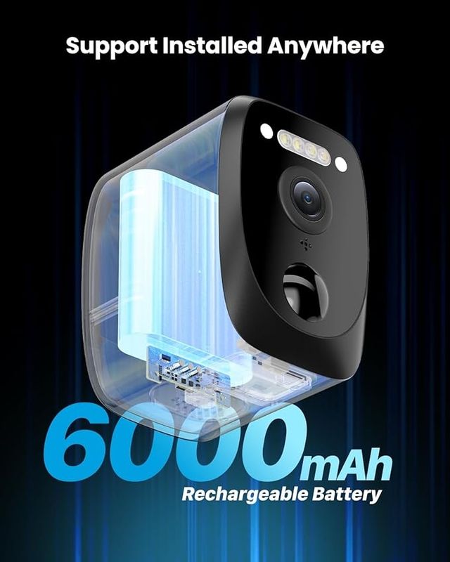 Cámara LEMNOI Cámara Vigilancia Exterior WiFi Inal