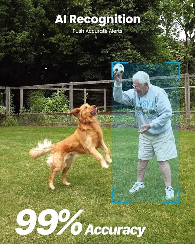 Cámara LEMNOI Cámara Vigilancia Exterior WiFi Inal