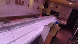 vitrina de espocision carnicería