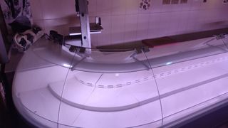 vitrina de espocision carnicería