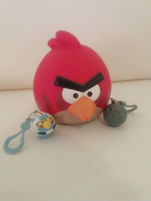 Angry Bird Hucha y 2 llaveros