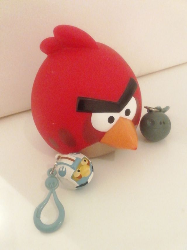 Angry Bird Hucha y 2 llaveros