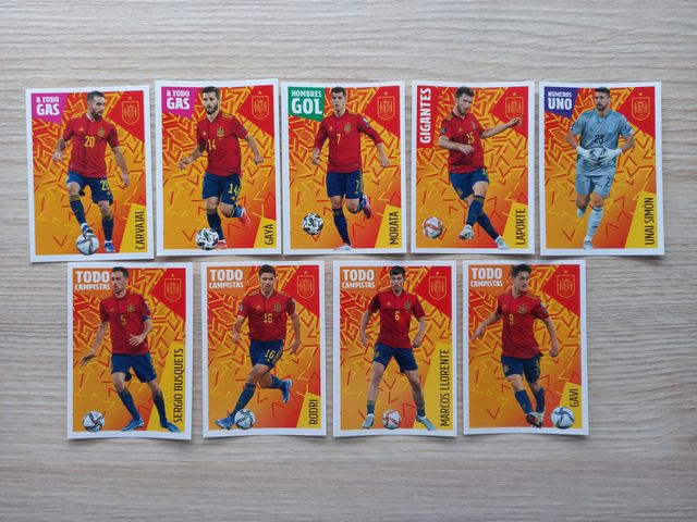 Cartas Selección Española Panini-Carrefour