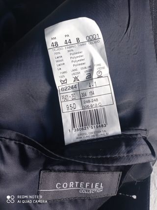 TRAJE DE CABALLERO CORTEFIEL 