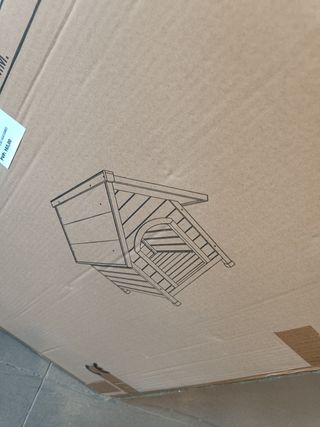 Caseta para perros madera