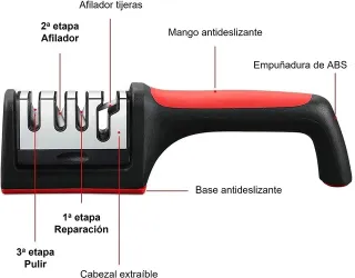 🔻➖38% 🔻 Afilador Cuchillos y Tijeras 