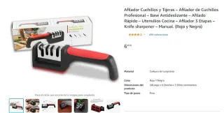 🔻➖38% 🔻 Afilador Cuchillos y Tijeras 