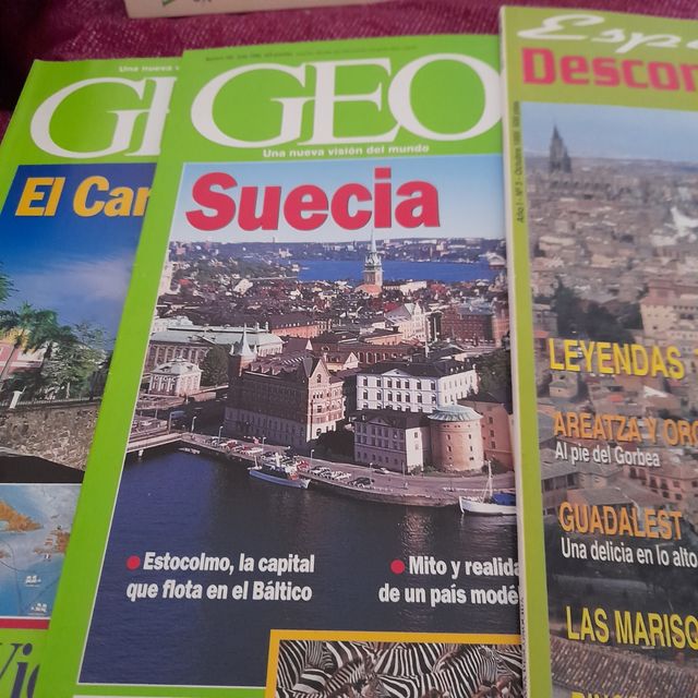 Lotto 3 vecchie riviste di viaggio