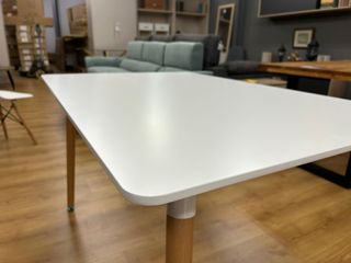 MESA NORDICA BLANCA 120X80CM