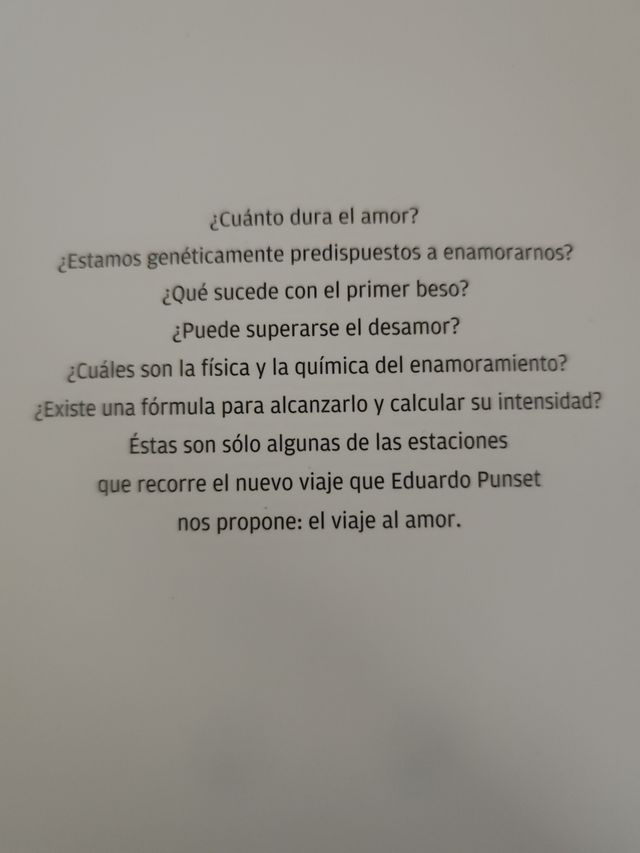 Libro EL VIAJE AL AMOR