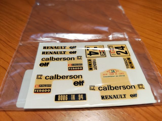 Calcas Renault 5 calberson EXIN original 