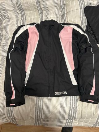 Chaqueta moto mujer