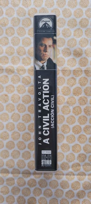 Película VHS "A civil action"
