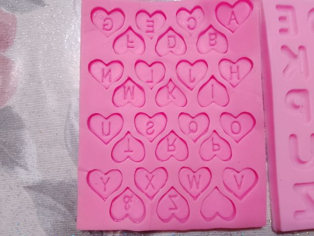 Stampo in silicone alfabeto