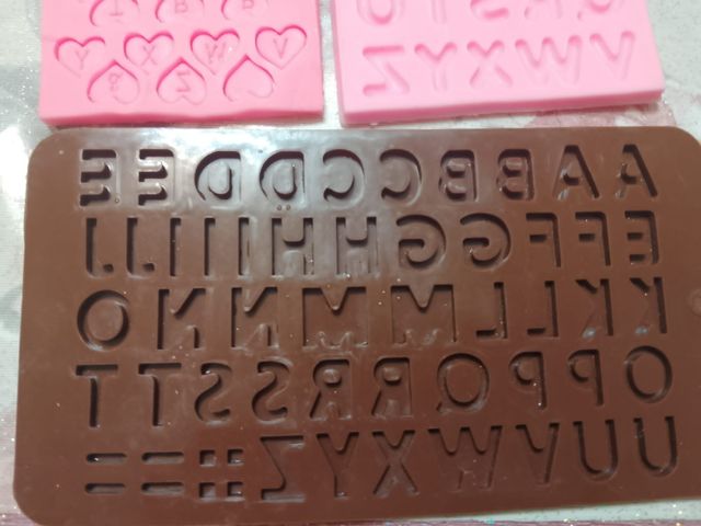 Stampo in silicone alfabeto