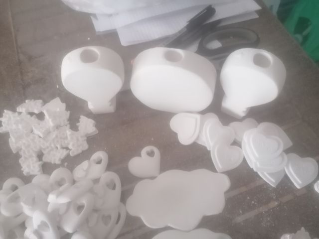 Stock grezzi  in gesso ceramico