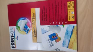Papel impresora color