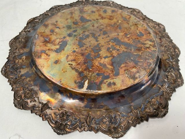 BANDEJA PLATA DE LEY ANTIGUA