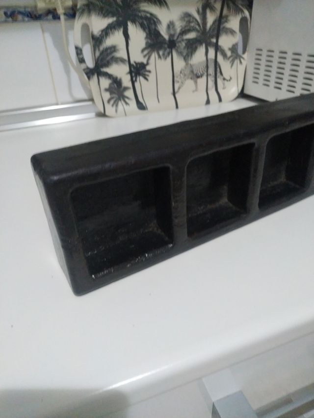 Bandeja antigua madera tallada recibidor llaves