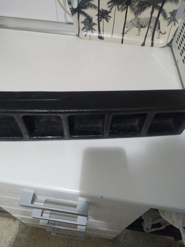 Bandeja antigua madera tallada recibidor llaves