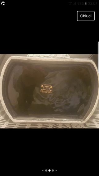 Biscottiera vintage con disegni floreali