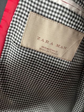 Traje Zara Azul Marino Joven