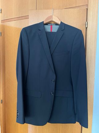 Traje Zara Azul Marino Joven