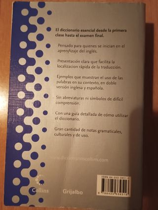 Libro español inglés