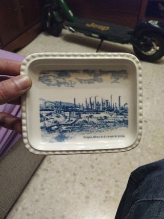 Cenicero de cerámica de la Cartuja