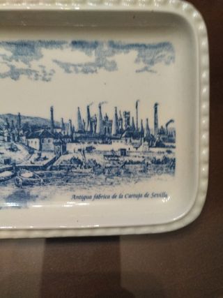 Cenicero de cerámica de la Cartuja