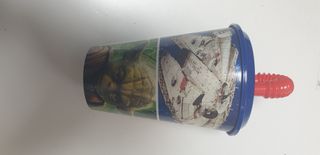 Vaso caña con pajita star wars de 430 cc