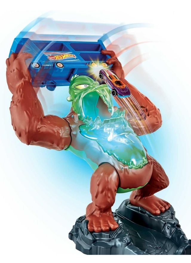 PISTA HOT WHEELS ATAQUE AL GORILA