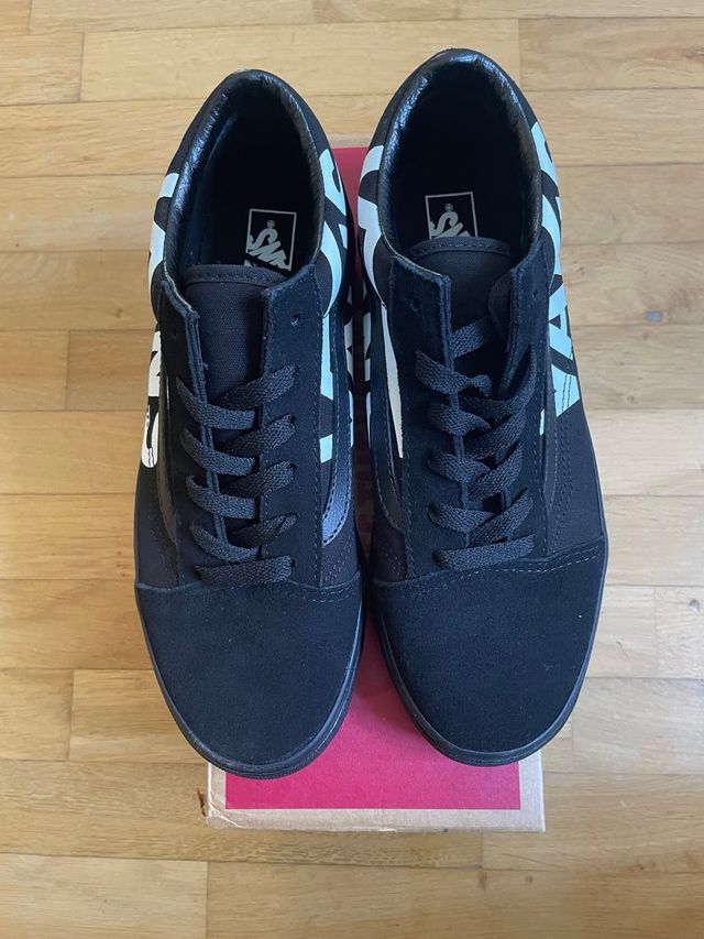 Scarpe vans Old Skool black + white logo