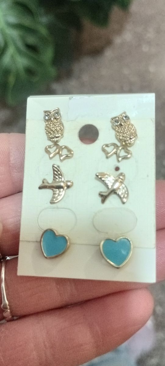 Lote de pendientes de bisutería nuevos
