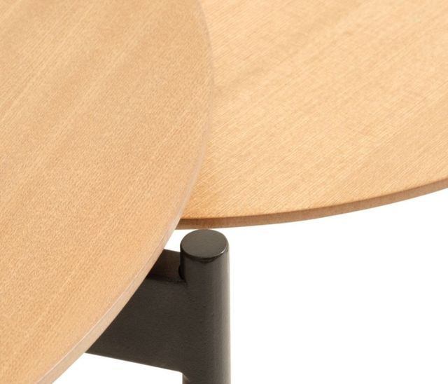 OPORTUNIDAD. Mesas auxiliares chapa de fresno