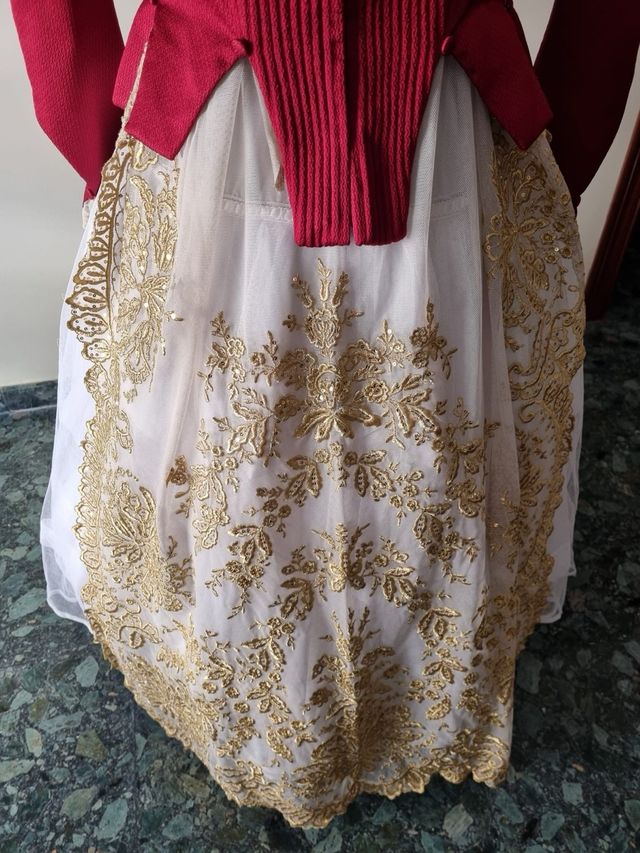 Corpiño y manteleta de fallera