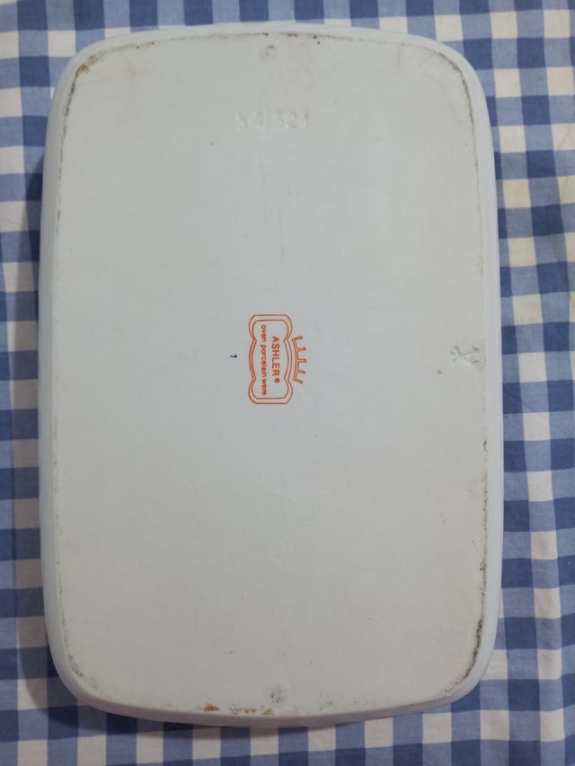 Pirofila in ceramica con disegni