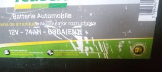 Batería de coche 74ah
