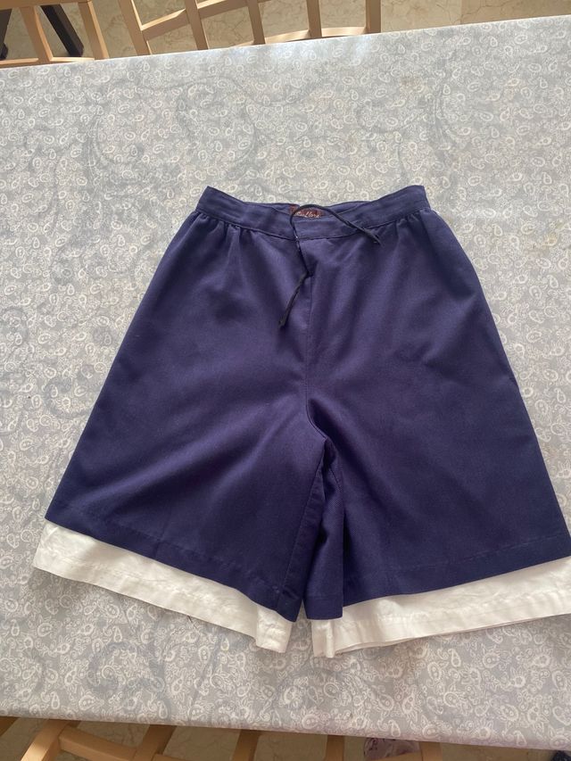 Pantalon Saragüell talla 10 azul marino