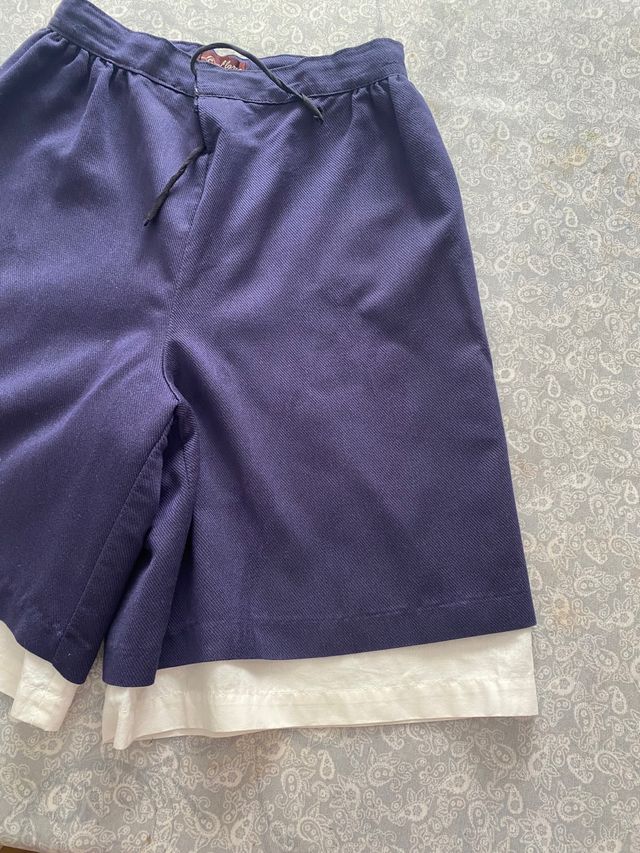 Pantalon Saragüell talla 10 azul marino